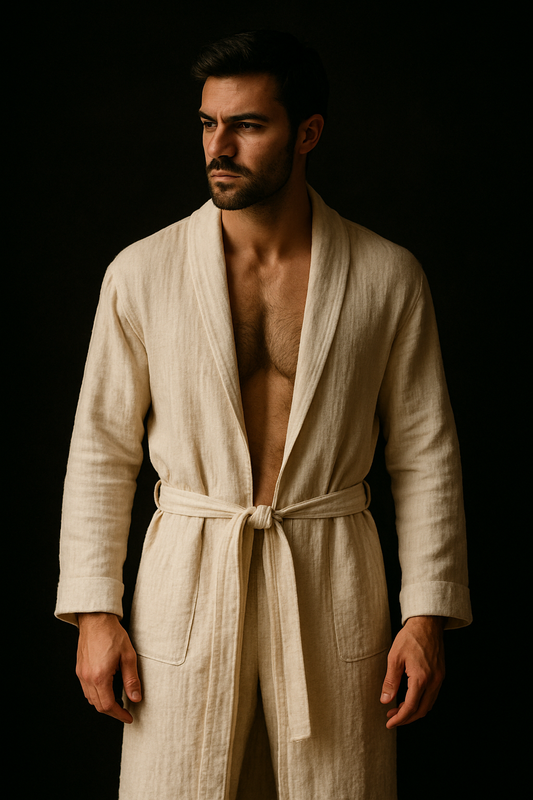 DISQREON Cotton Robe