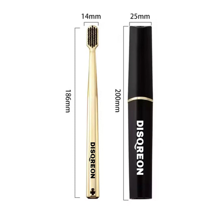 DISQREON Premium Toothbrush – Gold Electroplated Edition